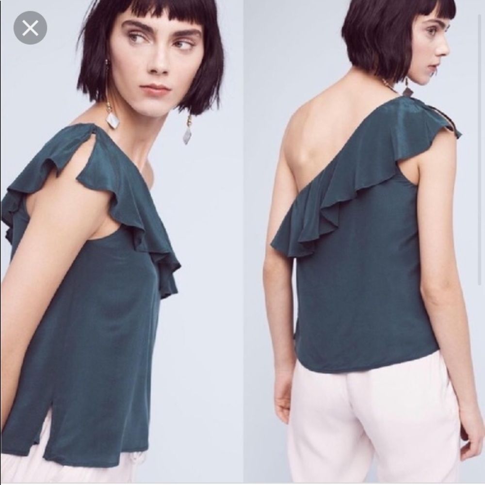Anthropologie One shoulder top